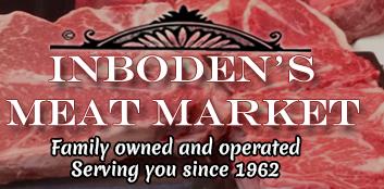 A picture of the logo for an old fashioned meat market.