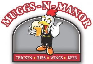 A chicken and beer restaurant logo.